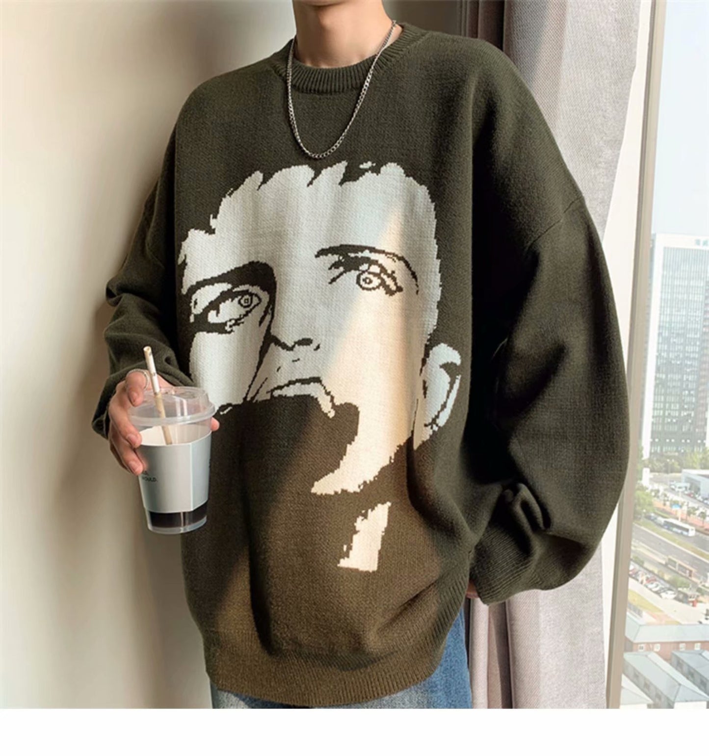 KOREAN SCREAM SWEATER