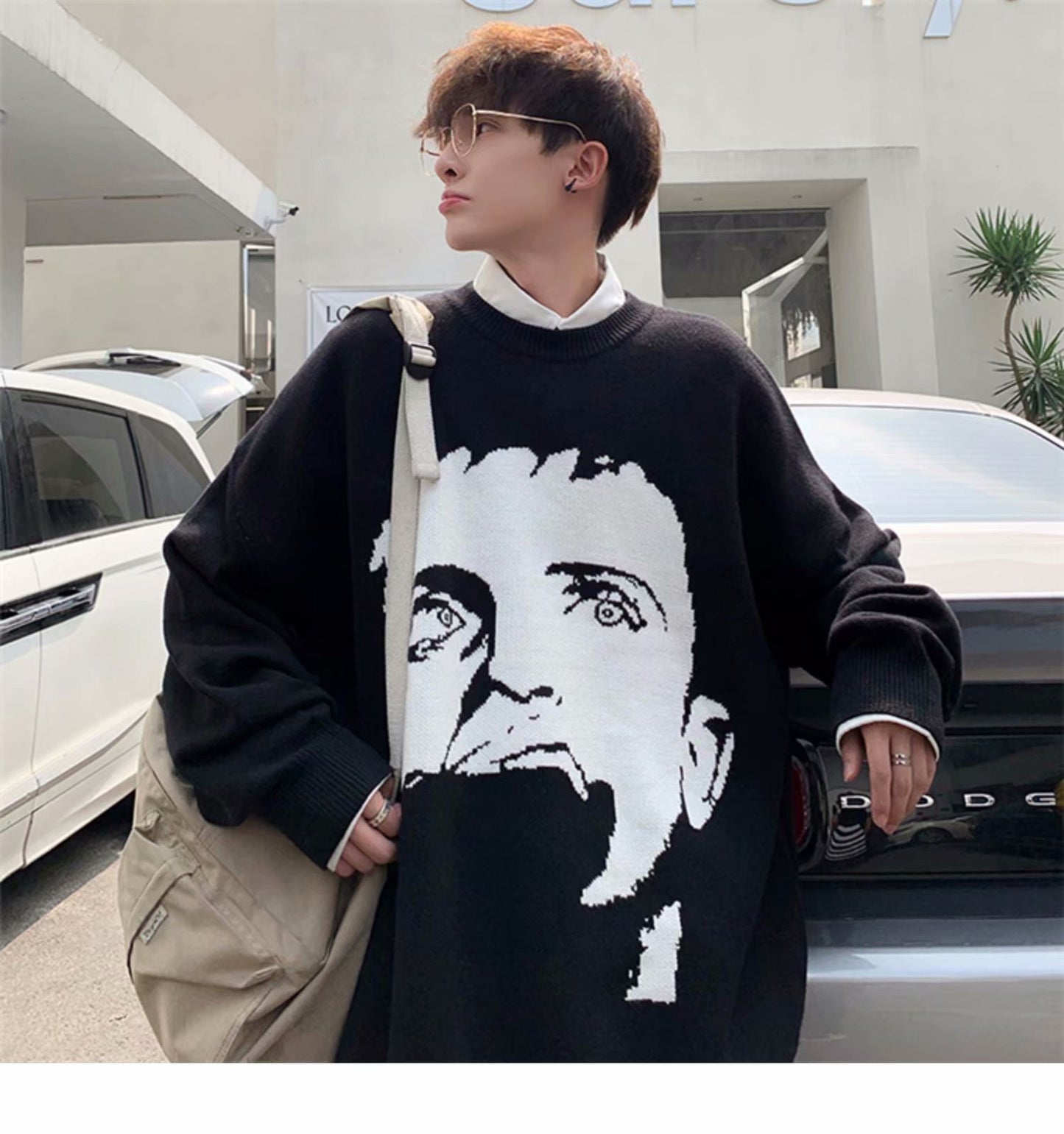 KOREAN SCREAM SWEATER