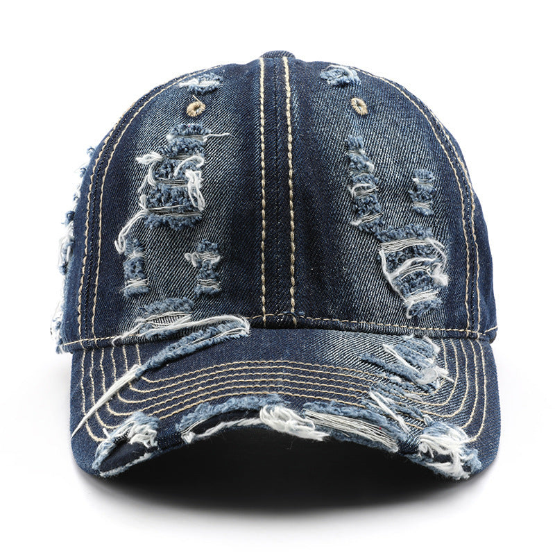 DISTRESSED BASEBALL CAP