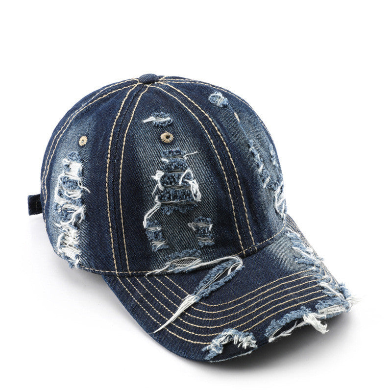 DISTRESSED BASEBALL CAP