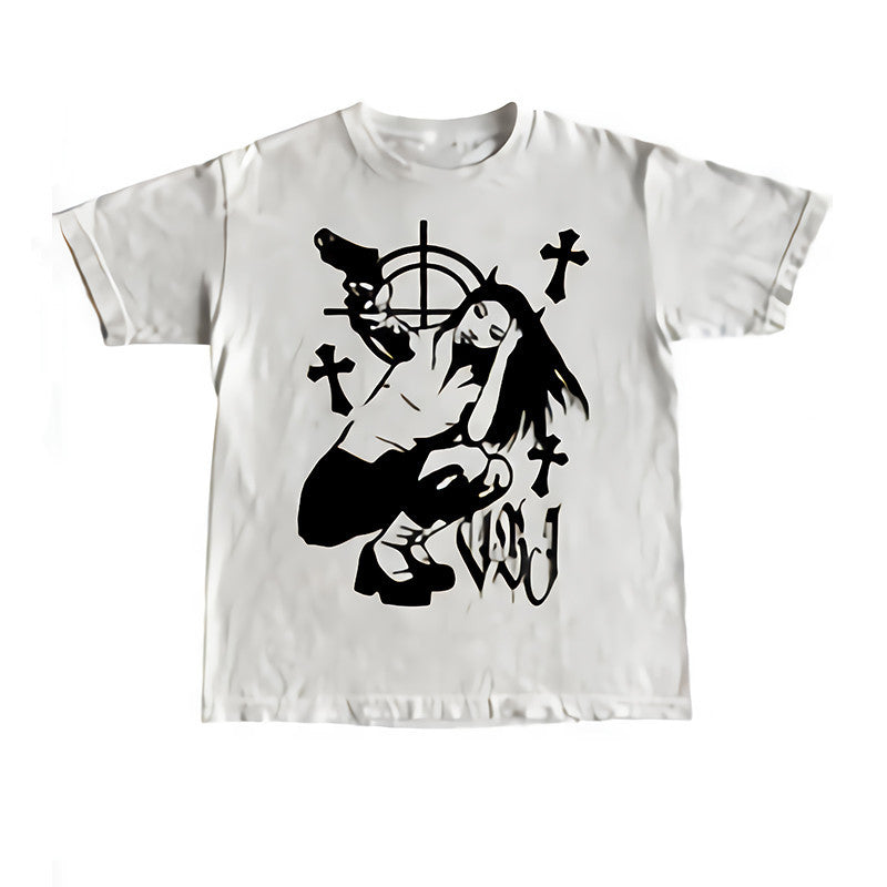 CROPPED MEN TEE SHOOTER