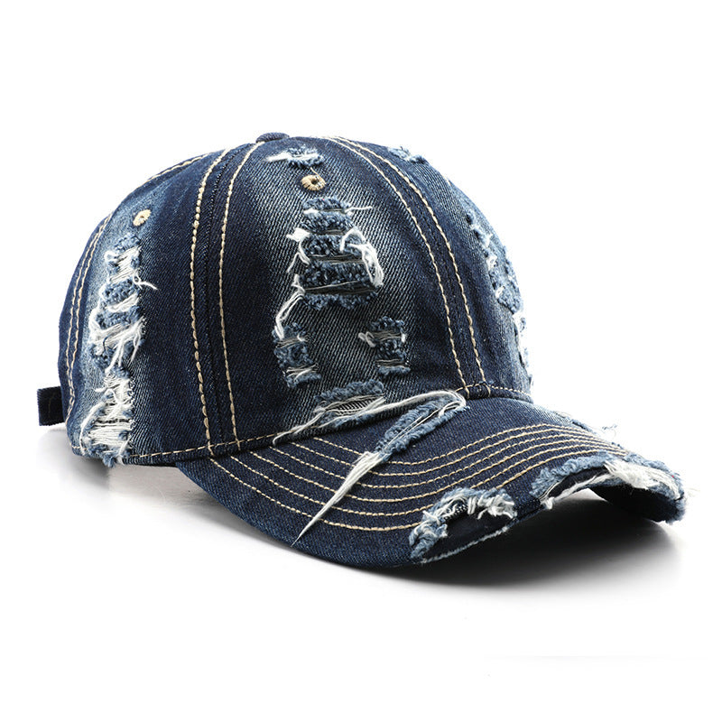 DISTRESSED BASEBALL CAP