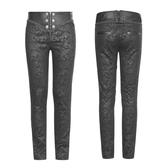 VICTORIAN PUNK LEATHER PANTS