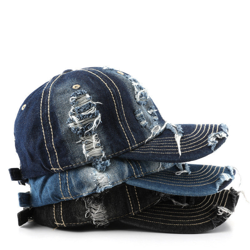 DISTRESSED BASEBALL CAP