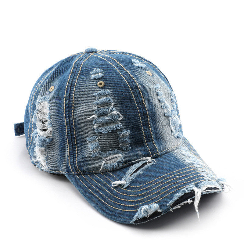 DISTRESSED BASEBALL CAP